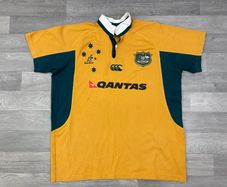 Vintage 2007 Canterbury Australia Wallabies Rugby Jersey Shirt Mens XL