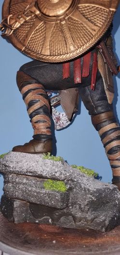 Kratos 14.5in Custom Statue Premium Hand Painted Collector Quality