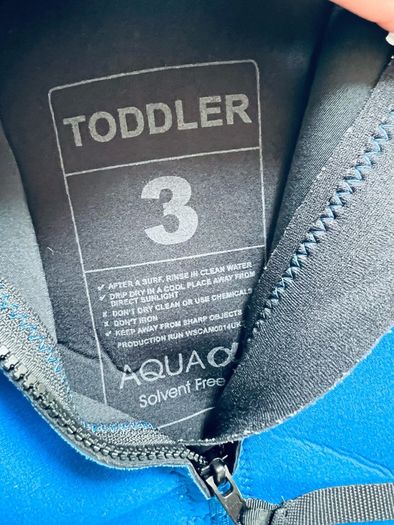Alder toddler shorty Neoprene Size 3 - Excellent Condition, Gently Used