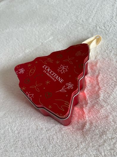 Loccitane Christmas Tree Tin