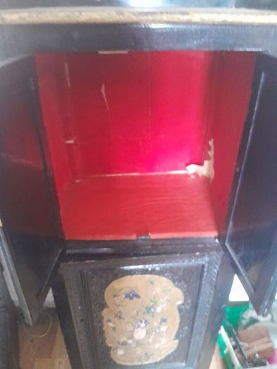 old wooden cabinet