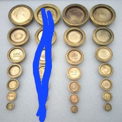 Vintage Avery Brass Counter Weights