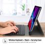 Keyboard Case iPad Pro 12.9 2020 & 2018 Keyboard Case with Pencil Holder, Slim Lightweight Smart Cover with Detachable Wireless Keyboard for iPad Pro 12.9 inch 4th Gen 2020 / 3rd Gen 2018, 2019 2020, 2021, 2022 Image 5