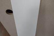 White vinyl panel