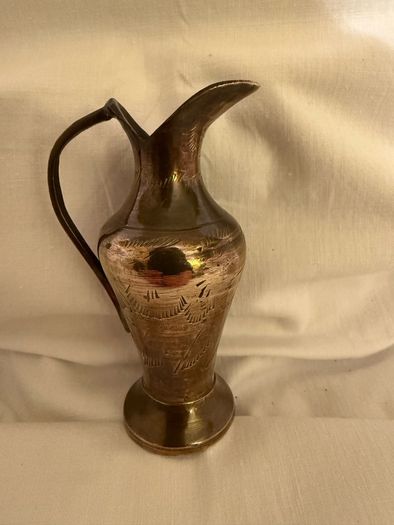 1980s brass jug ornament