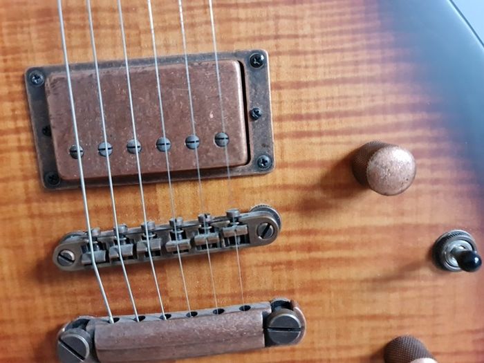 Shine Guitar - Distressed hardware