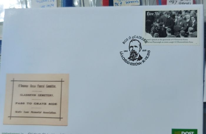 Ireland 100th Anniversary of the death of oDonovan Rossa 1st day cover set