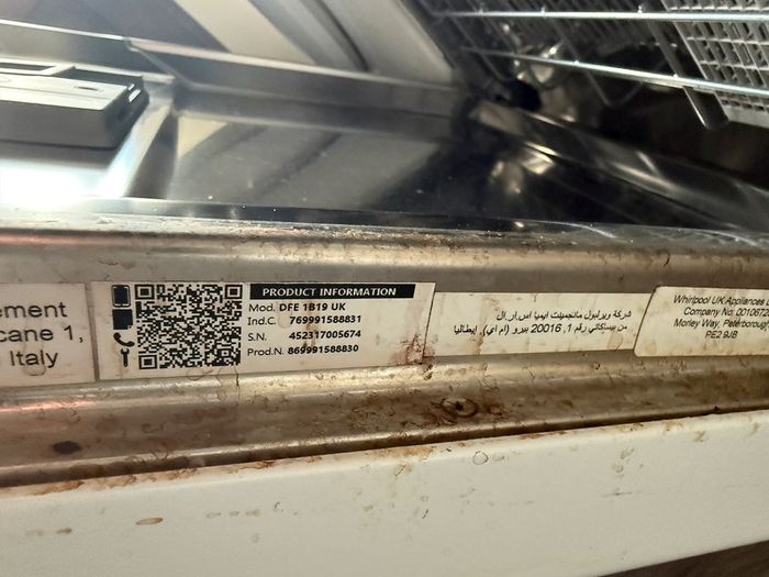 Indesit DFE 1B19 UK Freestanding Dishwasher