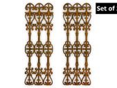 Set of 2 Decorative Cast Iron Garden Trellises