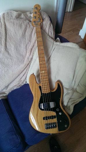 Fender Marcus Miller Jazz Bass V  USA Corona 2005 Natural Ash 5 String