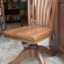 Solid Oak Vintage Directors Chair with robust spring action Image 2