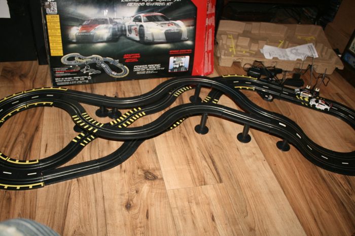 Furious Challenger Road Racing Slot Car Set Electric Powered Kids or Adults Toy (65" long)