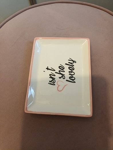 Rectangle trinket dish