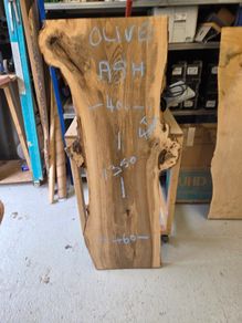 Olive Ash Live edge slab