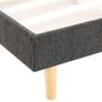 Bed Frame Dark Grey Fabric 180x200 cm 6FT Super King Image 5