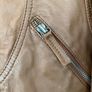 Promod Real Leather Jacket - Tan  - New with tags - Size 12 Image 2