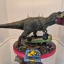 jurassic park diorama custom statue 3d printed and custom painted Image 5