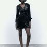 Zara Velvet Blazer Dress Image 10