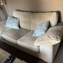 Beige 2 Seater Fabric Sofa's x 2 Image 2