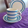 Carrigaline Blue and White Stripe Tableware Image 9