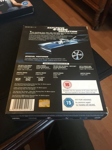 DVD - The fast and the Furious (4 disc).