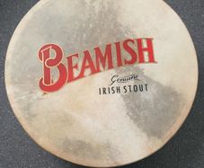 RARE Beamish Irish Stout Handcrafted Bodhran by Malachy Kearns