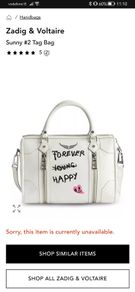 zadig and voltaire sunny graffiti bag