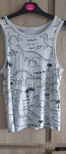 H&m tank top dinosaur print 8/10 year old PRICE 9 euro