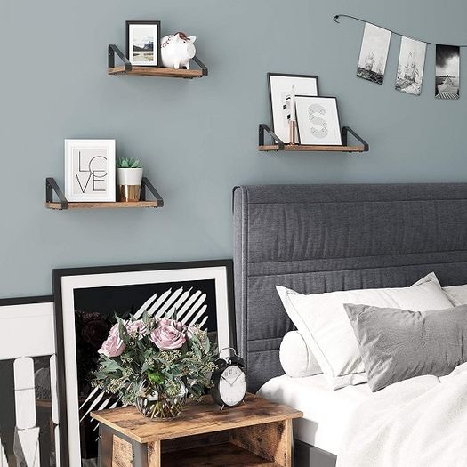 New Set of 3 Floating Wall Display Shelves - FREE P&P
