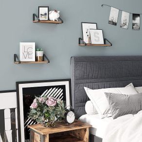New Set of 3 Floating Wall Display Shelves - FREE P&P