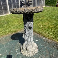 solid stone garden ornament