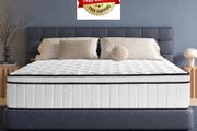 King Size Mattress 5FT Memory Foam Pocket Sprung Orthopedic King Mattresses Breathable, Motion Isolation, Medium Firm, 150x200x25cm