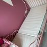IKEA Pink Minnen Extendable Kids Bed and Mattress Image 7