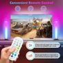 FREE EXPRESS SHIPPING 2PCS Smart LED Light Bars,Bluetooth Smart Ambient Lighting TV with 16 Million Colors,RGB Gaming Light with APP Remote Control,Sync to Music Rainbow RGB Light Bars for TV,PC,Party,Car,Movies,Room Image 3