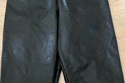 Gallery Black Leather Trousers Leggings