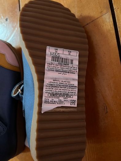 New M&S kids shoes -size 10