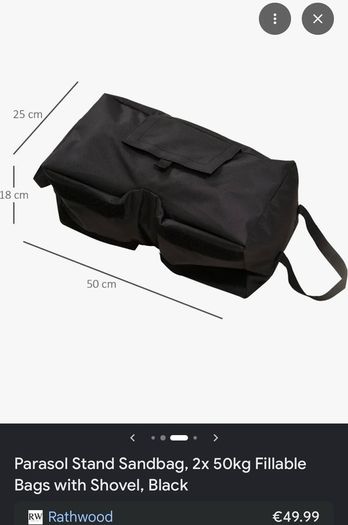 Sand bags for parasol / Gazebo