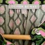 Oliver Bonas Green Geometric Satin Mini Shirt Dress Image 4