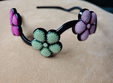 HairBand with 3 flowers