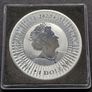 1 oz silver KANGAROO 2023 1 Dollar coin in Square capsule. Image 2