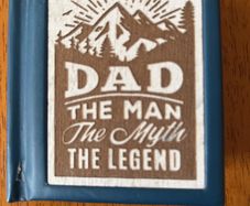 Dad The Man The Myth The Legend Book