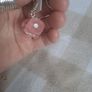 pink dice earrings Image 2