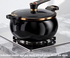 Non-Stick Cook Pot Compatible for Gas & Induction Stoves, new, unopened.