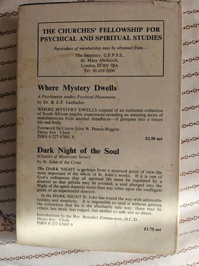 Beyond The Horizon. Being New Evidence From "the Other Side Of Life" By Grace Rosher. First Edition Hardback With Dustjacket In Good Condition.  See Photos For Same.