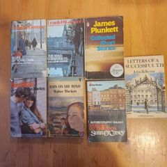 7 X Irish Author Books. Frank O Connor, James Plunket, Walter Macken, Sean O Casey. Paperback In Good Condition. See Photos.