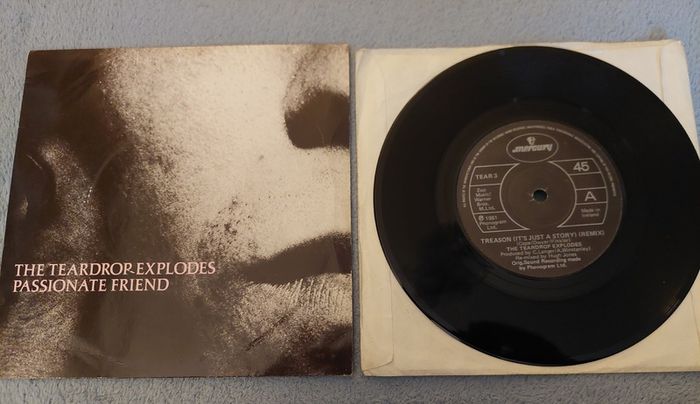 The Teardrop Explodes -  vinyl  seven inch single x 2 - Treason (IRISH)  /  Passionate Friend