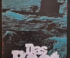 Das boot / The boat , vintage style metal sign .