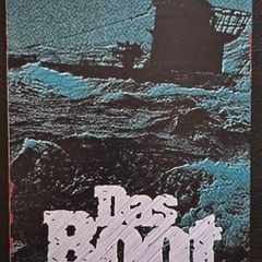 Das boot / The boat , vintage style metal sign .