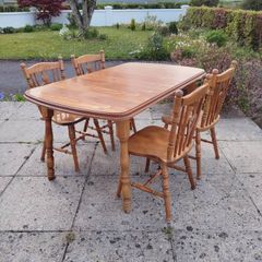 Oak Table And Chairs