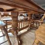 Solid Wood Extendable Dining Table and 6 Chairs Image 6